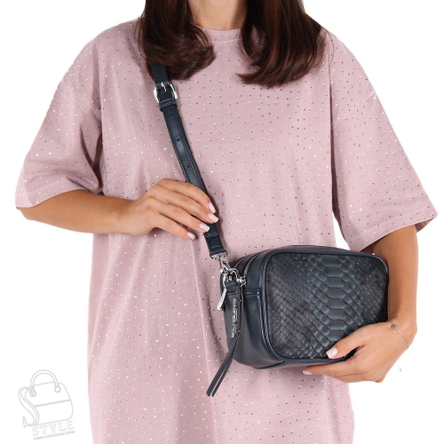 Сумка женская  29012-7 gray blue Velina-Fabbiano Safenta/30  в Новосибирске