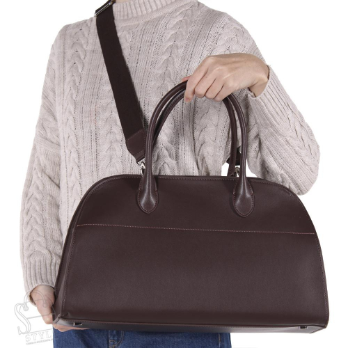 Сумка женская кожаная 7900NN coffee Natale Navetta