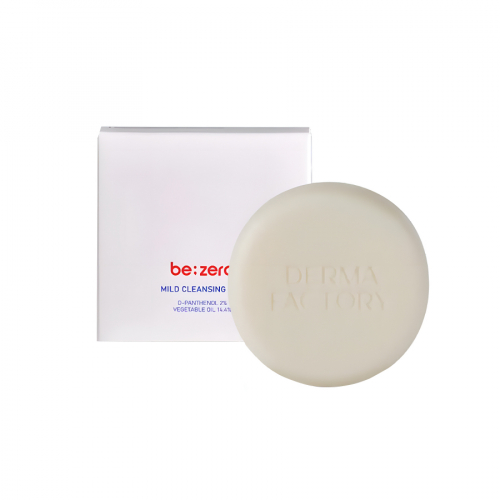АКЦИЯ 409р. 597р.  Мягкое очищающее мыло с D-пантенолом Derma Factory be;zero MILD CLEANSING BAR 100г