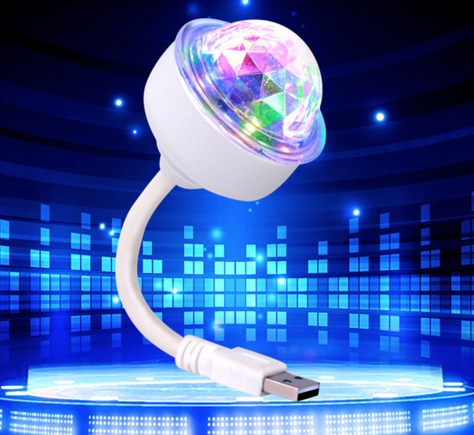 Портативный светодиодный диско-шар usb