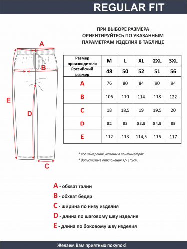 12501600 Брюки мужские арт. 09677