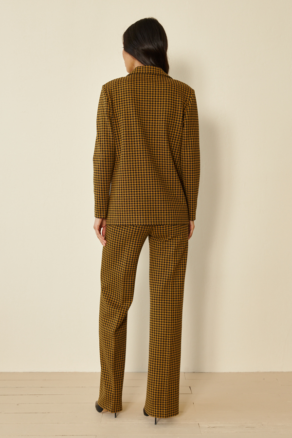 Ст.цена 4990р 69877 Брюки и жакет жёлтый