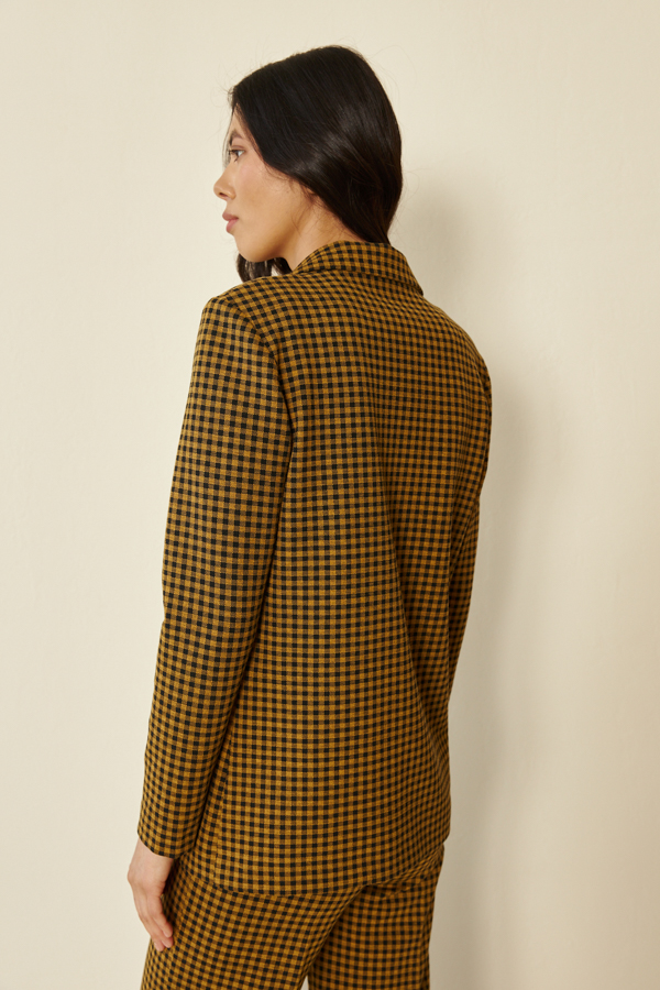 Ст.цена 4990р 69877 Брюки и жакет жёлтый