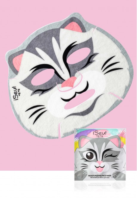 81 р.! Увлажняющая маска для лица «Кошечка» iSeul