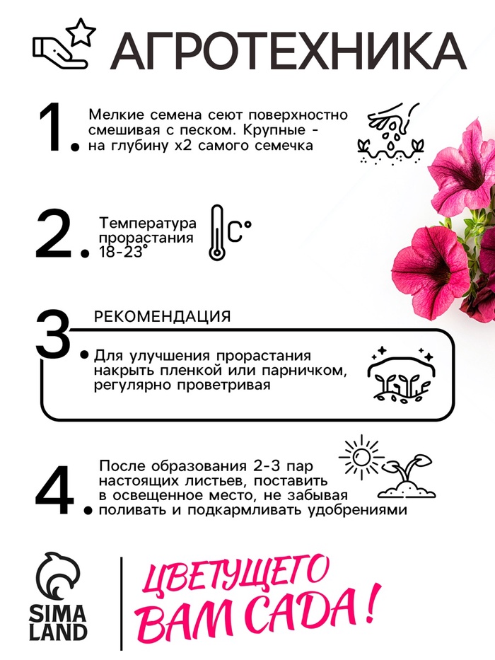 Семена Цветов Петуния