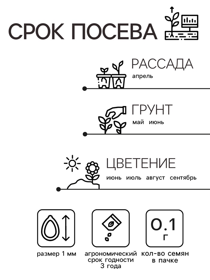 Семена цветов Портулак махровый