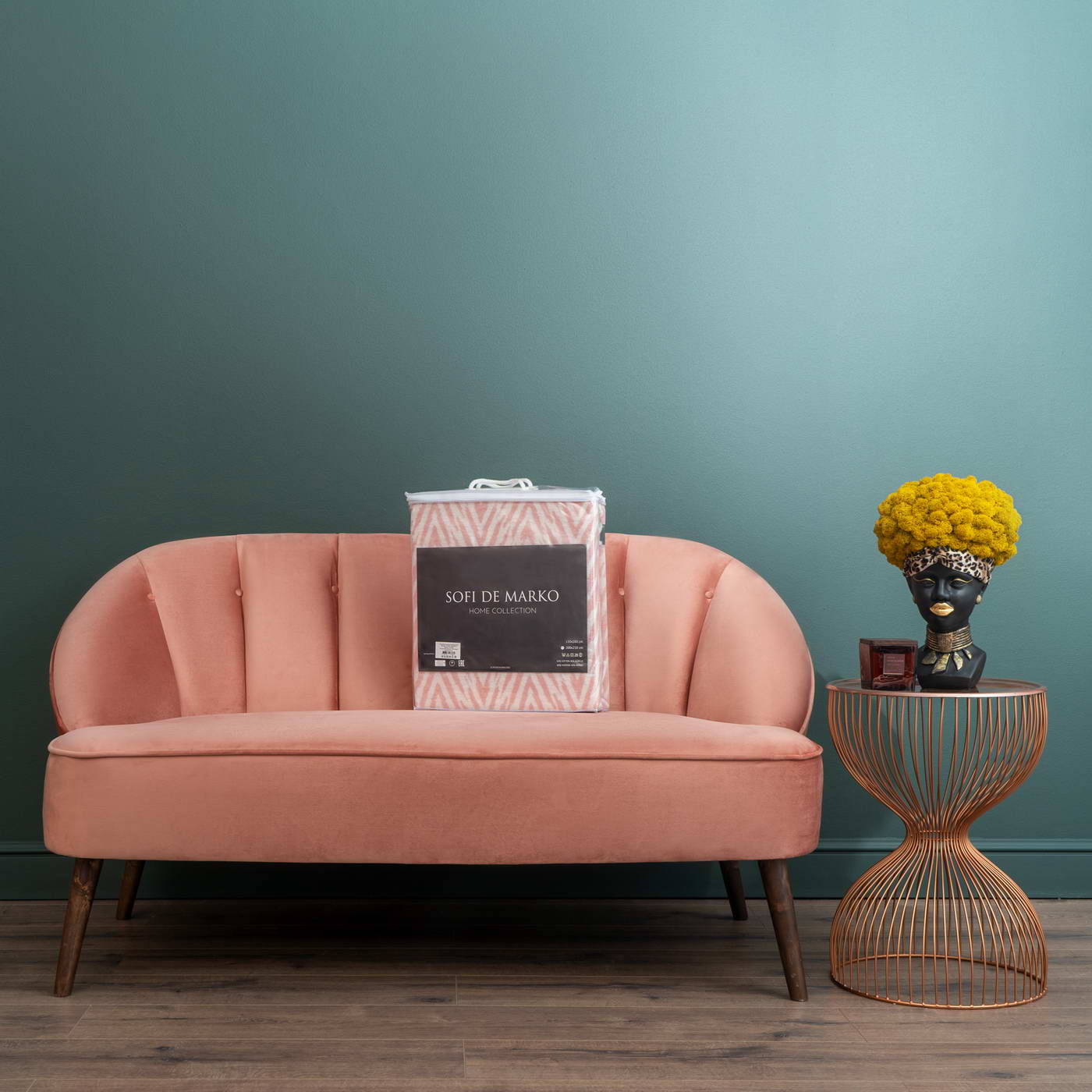 Нимфодора (беж) Покрывало 140х200