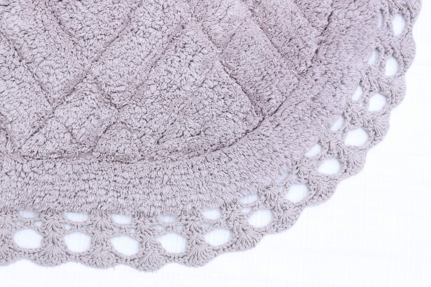 RACHEL (мокко) Набор ков. для ванной кружевной 60х100 и 50х70