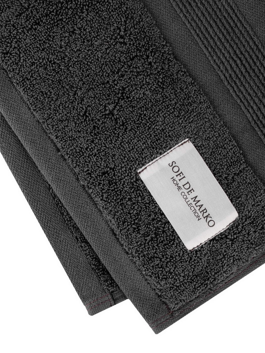 Mon (антрацит) 50х90 Полотенце Махровое