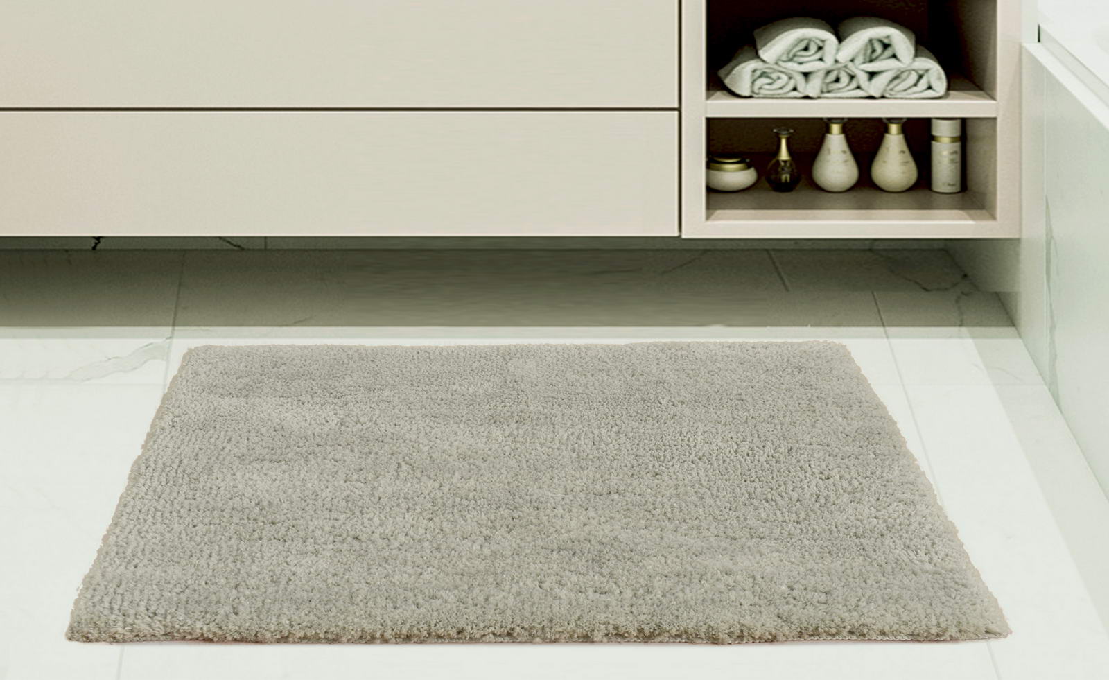 Ruby (серо-зел) Набор ков. для ванной 60х100 и 50х70