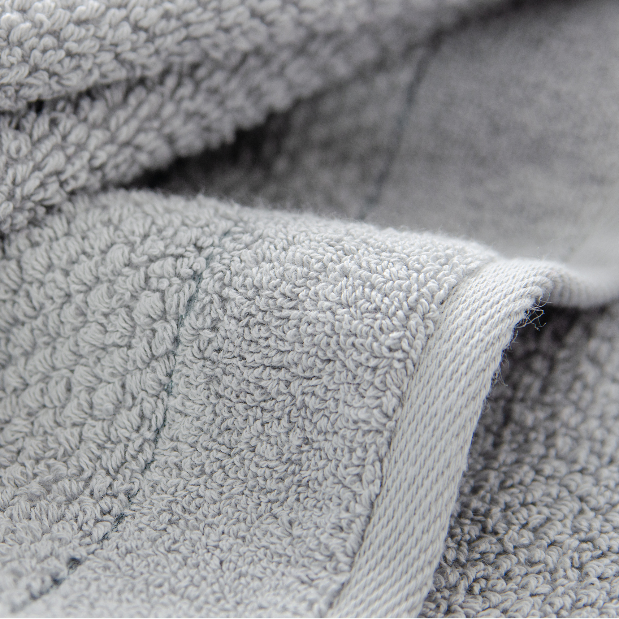 Полотенце махровое Артикул ОТ МХ50 50/90 Milano Холодный серый /бордюр V 00 2С