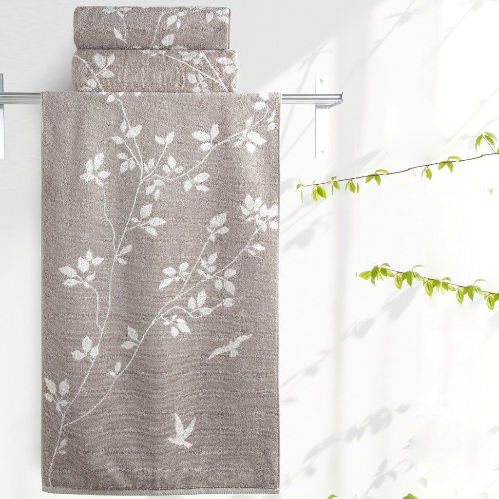 Полотенце Махровое махровое 50/90 420Г/М2 Форест Вид 2 Цвет Мокко/светло-бе