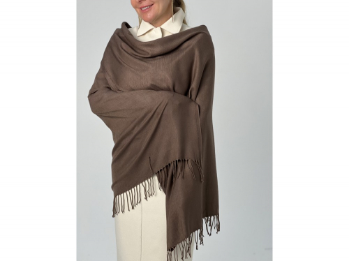 Палантин Pashmina женский Lanotti/коричневый