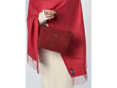 Палантин Pashmina женский Lanotti/алый