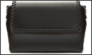 357106/01-01 черный иск.кожа женские сумка (В-Л 2025)