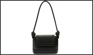 357100/30-01 черный иск.кожа женские сумка (В-Л 2025)
