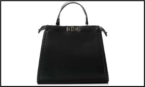 357106/02-01 черный иск.кожа женские сумка (В-Л 2025)