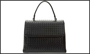 357106/09-01 черный иск.кожа женские сумка (В-Л 2025)