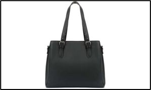 357100/25-01 черный иск.кожа женские сумка (В-Л 2025)