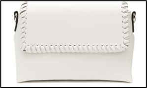 357106/01-02 белый иск.кожа женские сумка (В-Л 2025)