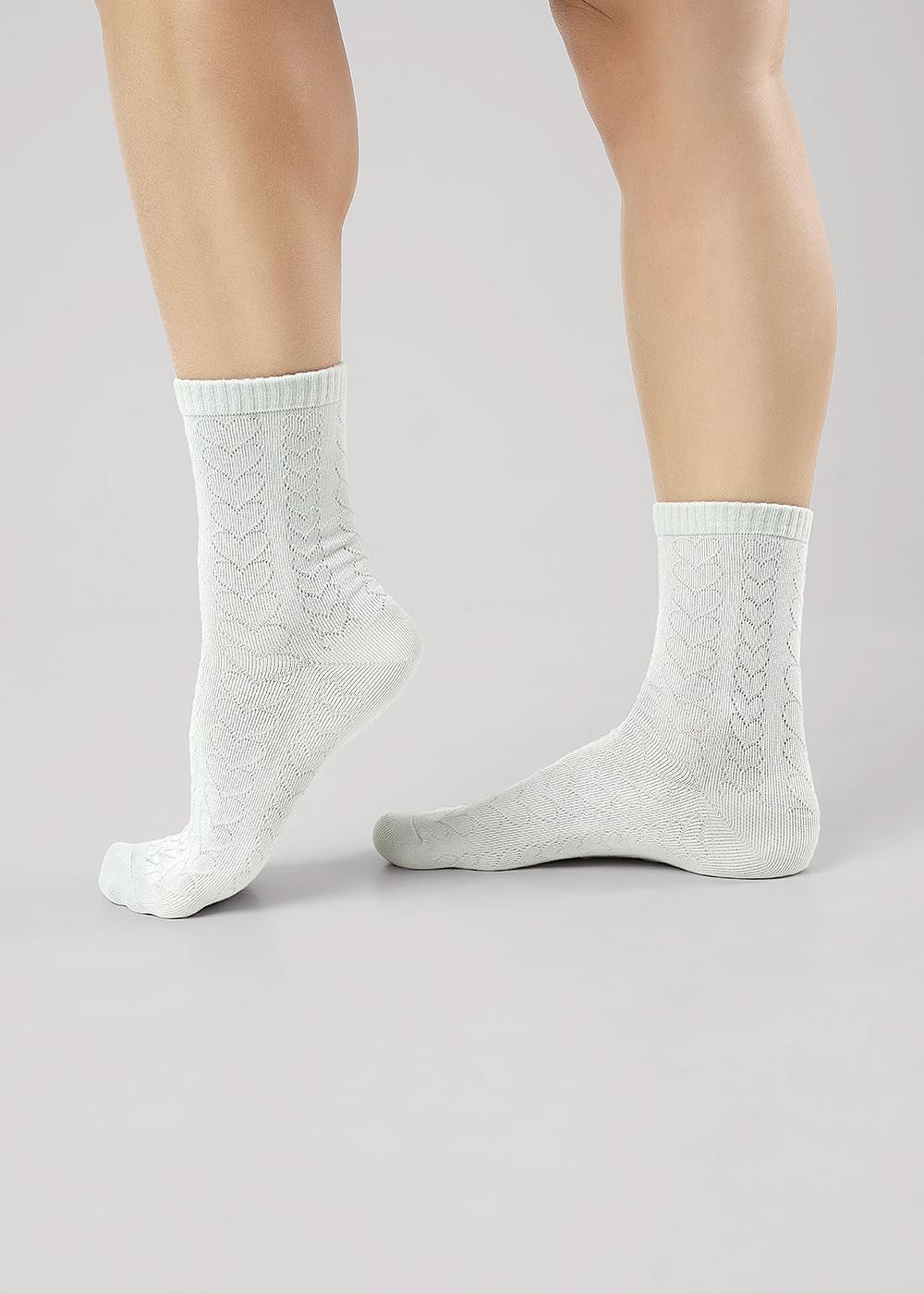 CLE Д5513 Носки женские Д5513 св.зелёный