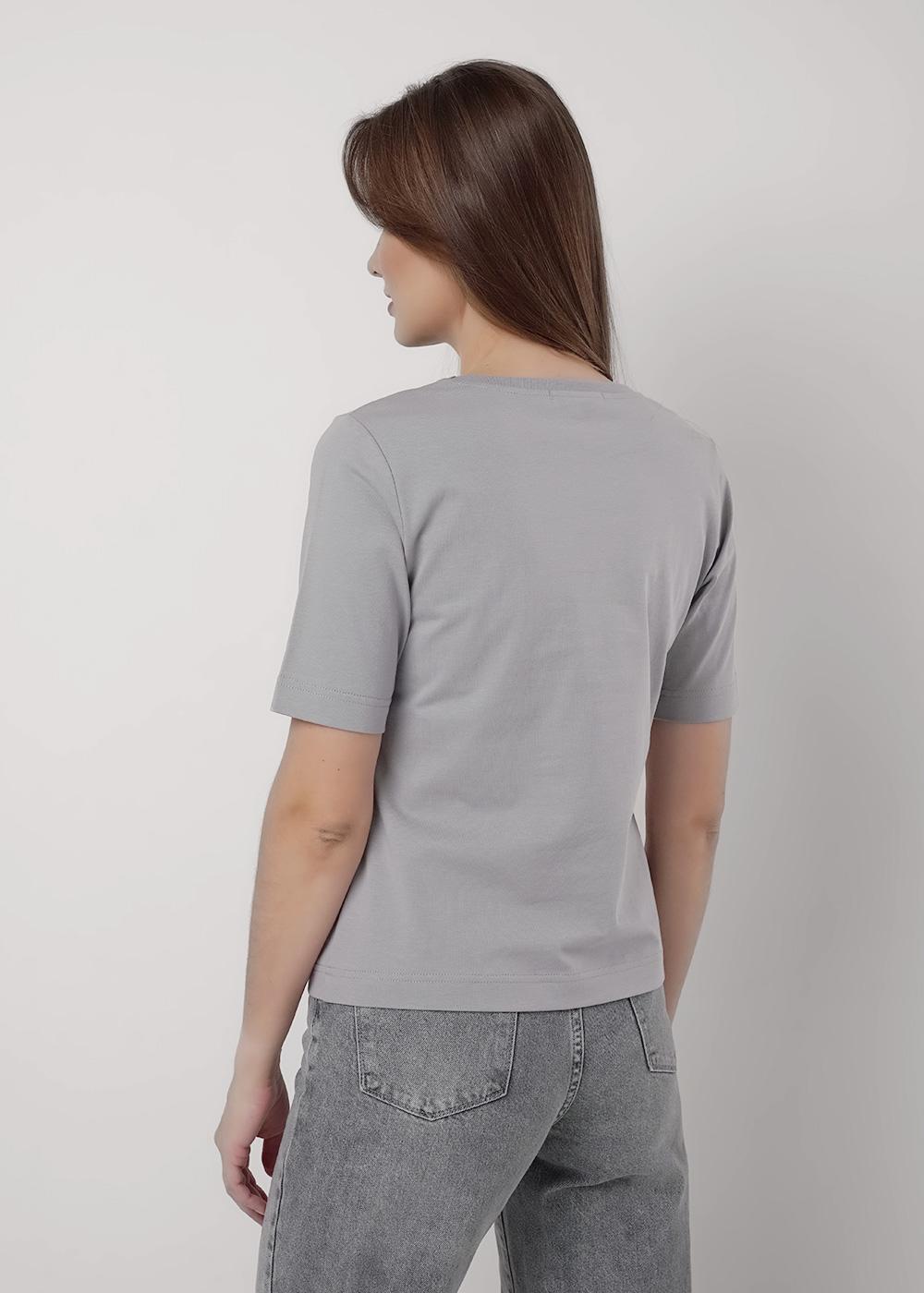 Ст.цена 690р CLE 256706/161кдт_п Футболка женская 256706/161кдт_п Серый