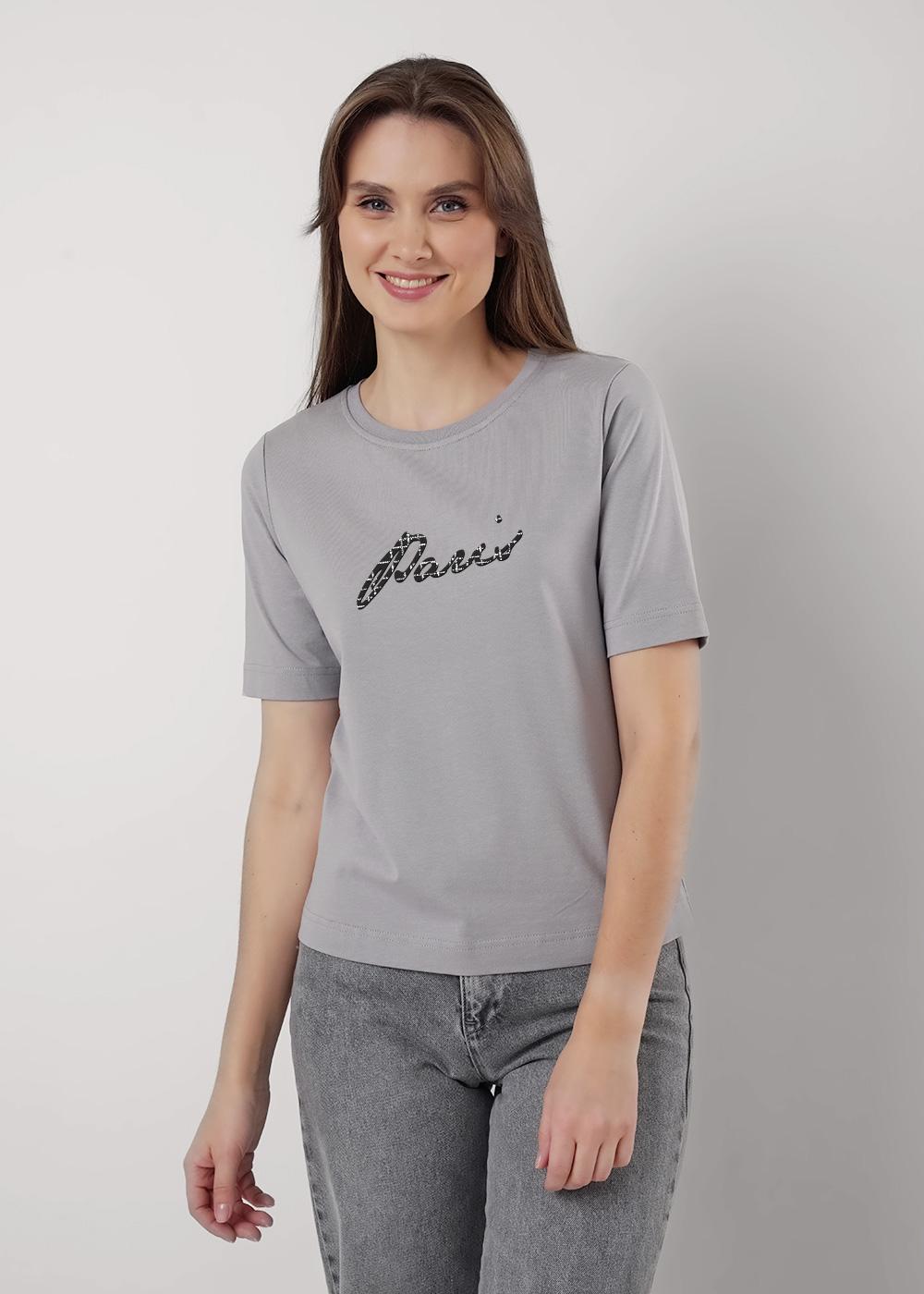 Ст.цена 690р CLE 256706/161кдт_п Футболка женская 256706/161кдт_п Серый