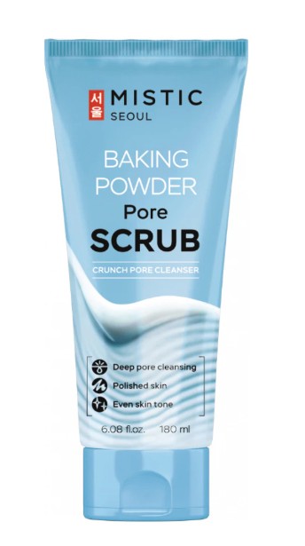 MISTIC BAKING POWDER Pore Scrub Глубокоочищающий содовый скраб для лица 180г