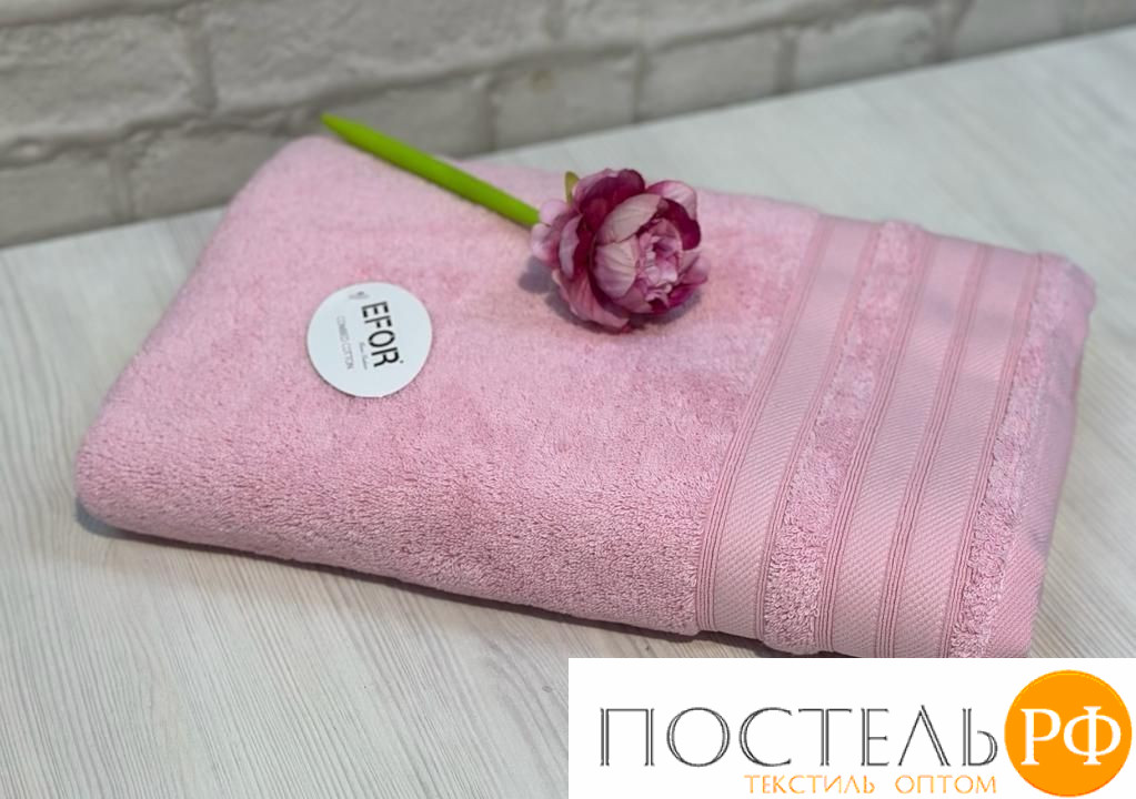 T1134/S-1 Набор полотенец EFOR NEW KOLLECTION из 1-ого предмета (50*90) PEMBE розовый