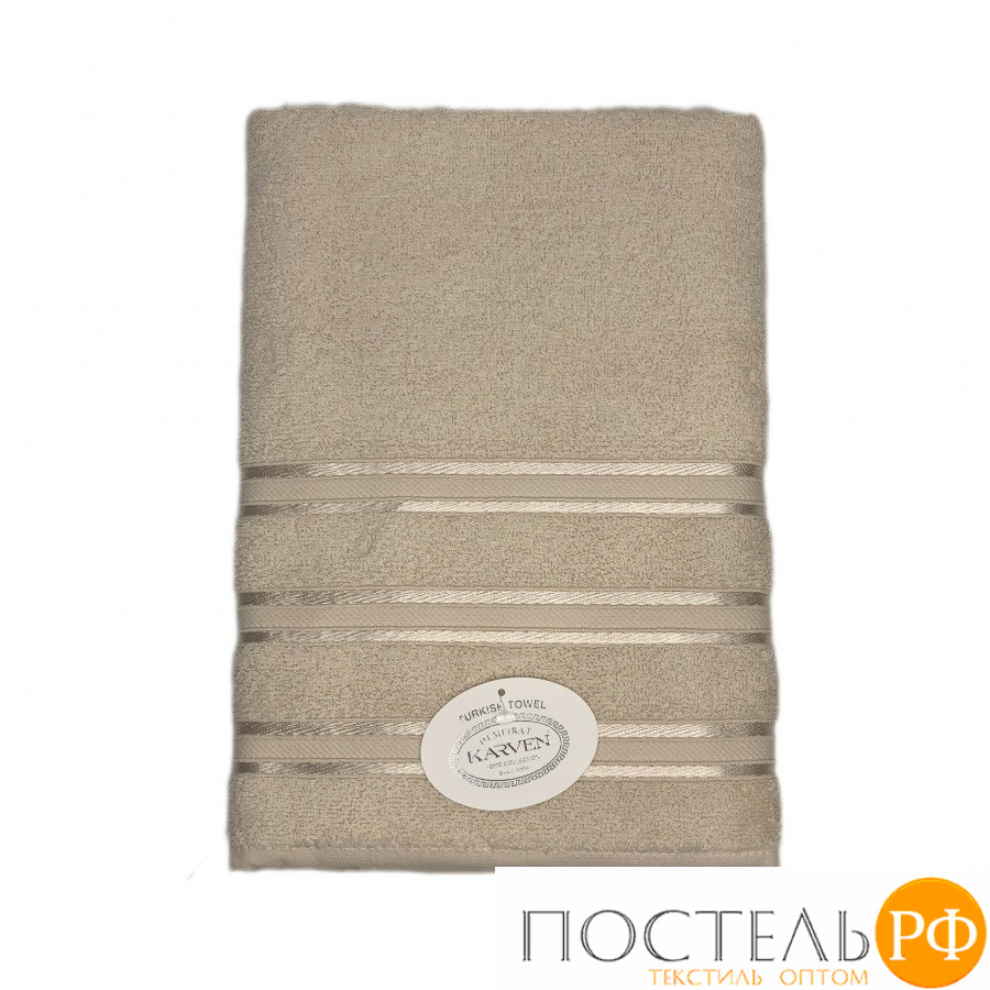 Полотенце Карвен Mikro Delux махра 70*140 1 шт. Н 5154 bej 1