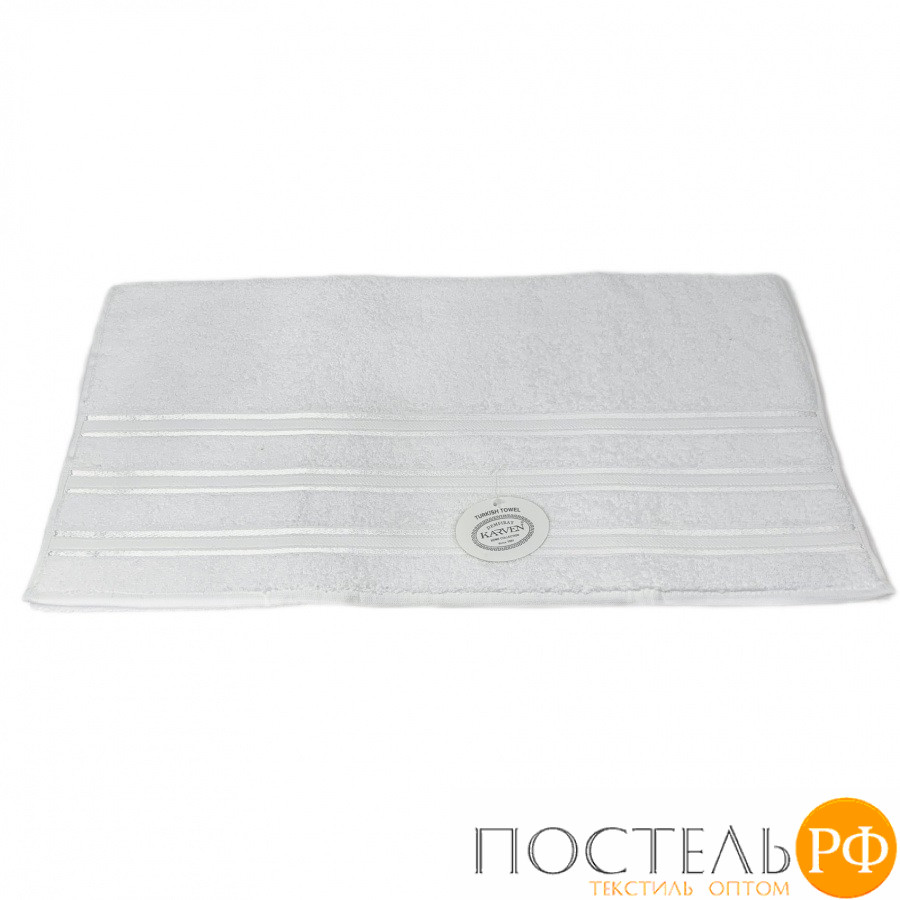 Полотенце Карвен Mikro Delux махра 50*90 1 шт. Н 5153 beyaz