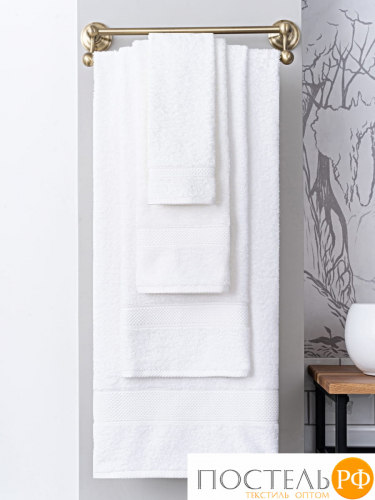Полотенце Arya Однотонное 50X90 Miranda Soft Белый