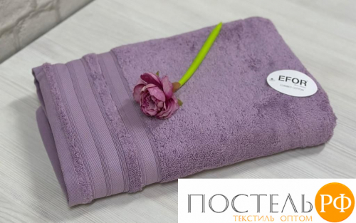 T1135/S-4 Набор полотенец EFOR NEW KOLLECTION из 1-ого предмета (70*140) LILA сиреневый