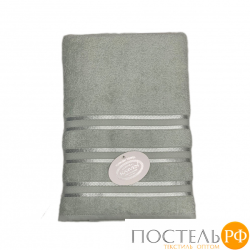 Полотенце Карвен Mikro Delux махра 50*90 1 шт. Н 5153 mint