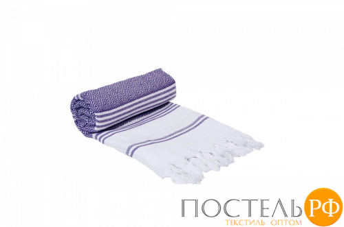 Полотенце Карвен DIAMOND 90*170 1шт.с бахрамой хлопок Н 3281 v2, Lilac