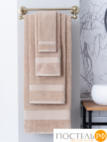 Полотенце Arya Однотонное 50X90 Miranda Soft Бежевый