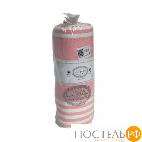 Полотенце Карвен 50*100 1шт.с бахрамой пештемаль махра Н 3275 v1 розовый