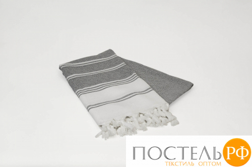 Полотенце Карвен DIAMOND 90*170 1шт.с бахрамой хлопок Н 3281 v4, Grey
