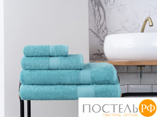 Полотенце Arya Однотонное 30X50 Miranda Soft Аква