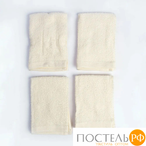 Подарочное полотенце Arya 30X30 4 Пр. Poly Экрю