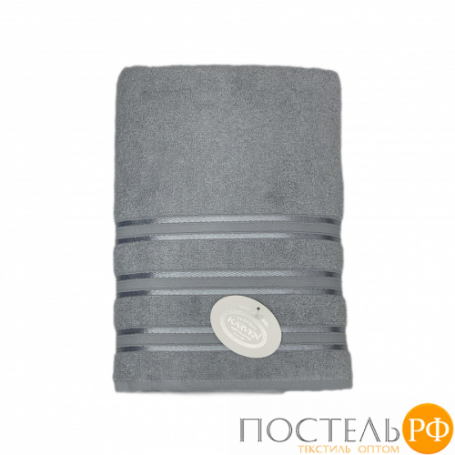 Полотенце Карвен Mikro Delux махра 50*90 1 шт. Н 5153 gri/ser 2