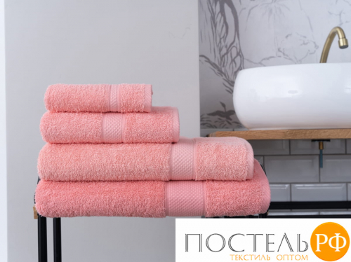 Полотенце Arya Однотонное 50X90 Miranda Soft Коралловый