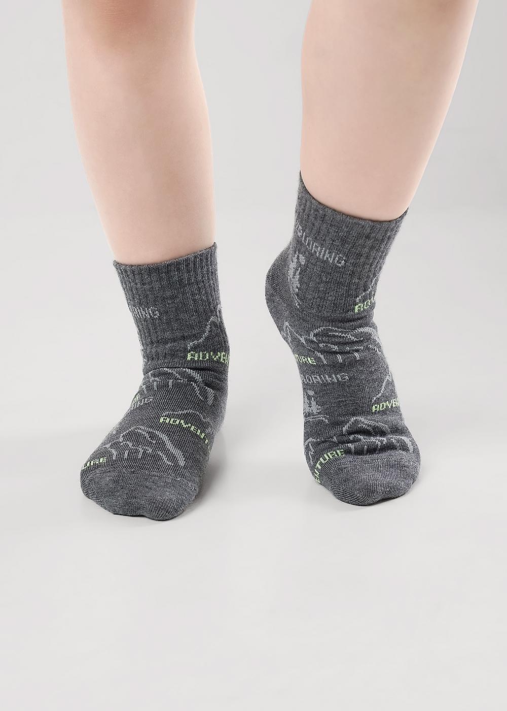 Ст.цена 72р CLE С1540 16-18,18-20 Носки детские для мальчика С1540 16-18,18-20 меланж т.серый