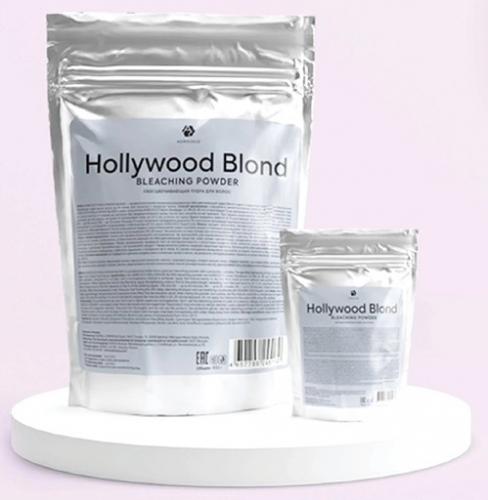 Обесцвечивающая пудра для волос Hollywood Blond, 9+ белая, с защитным комплексом, Италия, 100 г