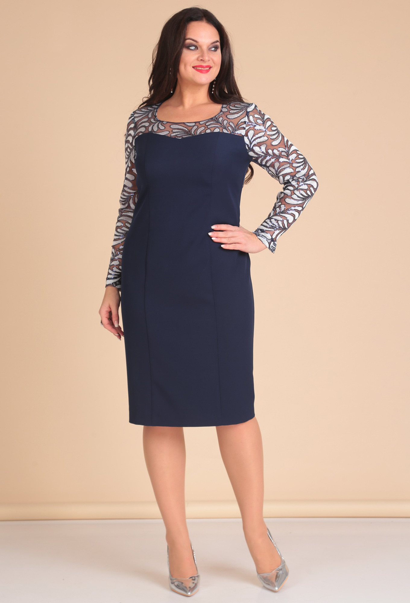 ст. цена2299руб.! Платье Lady Line 446 вензеля