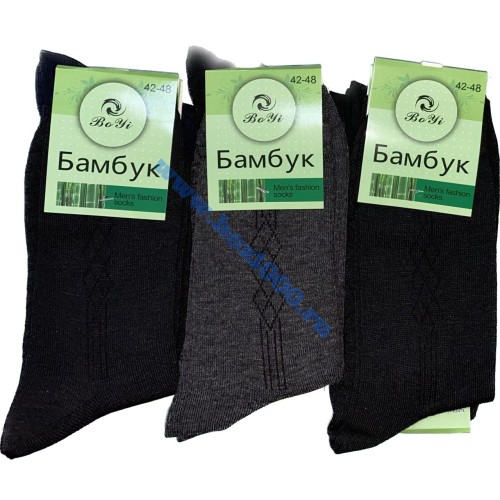 Носки муж.тонк. Бамбук (12пар)