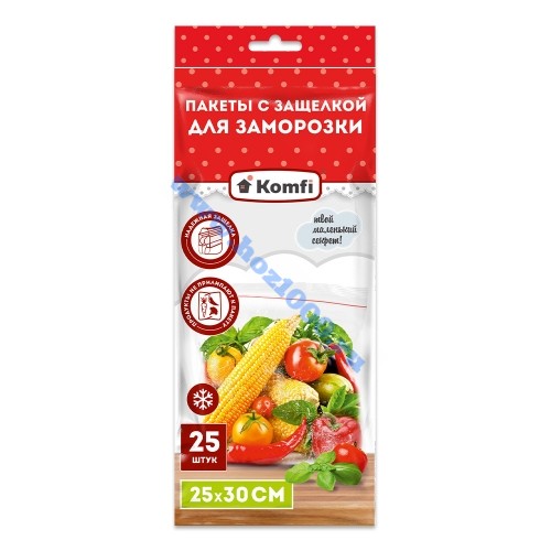 Пакет для замарозки с защелкой