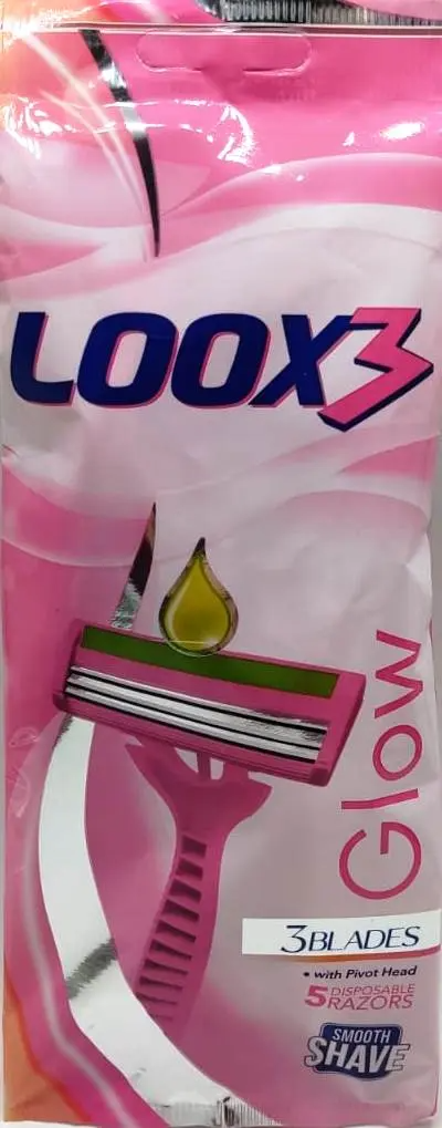 Пакистан 5420.00215, Loox 3 Pink PLATINUM-н-р станки однораз. женск.3-х лез.с полоской, 5шт/72шт