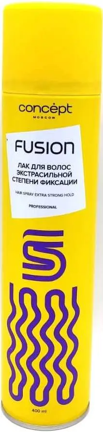 Concept Fusion Стайлинг лак для волос экстрасильной фиксации 400мл.12 /99021