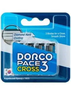 DORCO Кассеты Pace CROSS 3 (4шт) (артикул-0123)